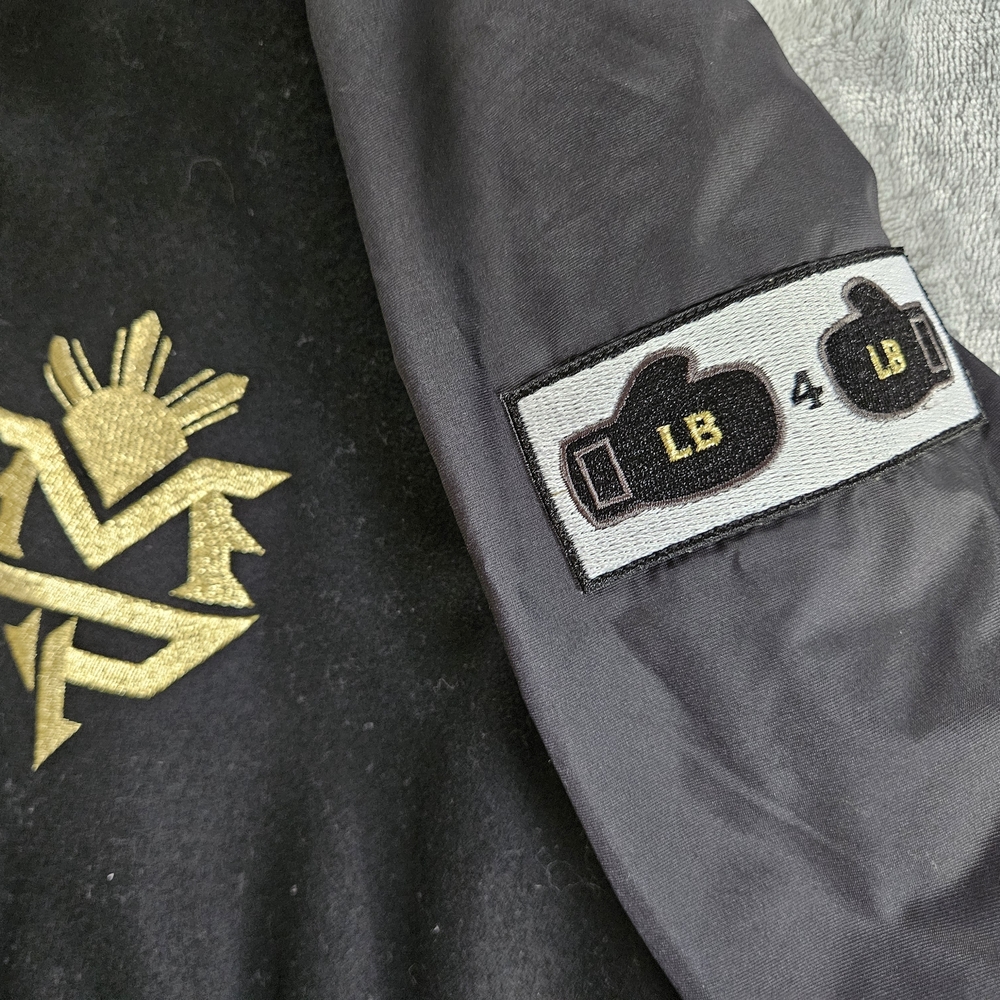 Nike - Manny "Pacman" Pacquiao Black and Gold Men's Jacket - Picture 4 of 6